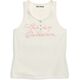 Harley-Davidson Script Font Henley Racerback Tank For Women, Coconut | 96097-22VW