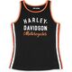Harley-Davidson Women'S Iconic Side Stripe Tank, Black Beauty | 96098-22VW