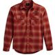Harley-Davidson Shirt-Woven, Orange Plaid | 96124-23VM