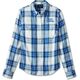 Harley-Davidson Women'S Bar & Shield Long Sleeve Plaid Shirt, Yarn Dyed Plaid-Cloud Dancer | 96162-24VW