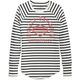 Harley-Davidson Bodysuit-Knit, Yarn Dyed Stripe-Schwarze Schönheit | 96234-23VW