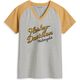 Harley-Davidson Tee-Knit, Colorblock-Design-Light Grey Heather | 96233-23VW