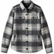 Harley-Davidson Shirt Jacket-Knit, Yarn Dyed Plaid-Black Beauty | 96265-24VW