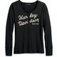 Harley-Davidson Henley-Knit, Black Beauty | 96242-23VW