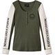 Harley-Davidson Henley-Knit, Colorblock-Design-Grape Leaf | 96260-24VW