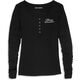Harley-Davidson Script Font Five Snap Henley For Women, Black Beauty | 96261-22VW
