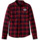 Harley-Davidson Shirt-Woven, YD Plaid-Chili Pepper | 96280-24VW