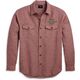 Harley-Davidson Shirt-Woven, Tawny Port | 96379-23VM