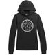 Harley-Davidson Women'S #1 Circle Graphic Pullover Hoodie, Black Beauty | 96388-21VW