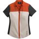 Harley-Davidson Horizon Logo Colorblock Zip Front Shirt For Women, Colorblock-Design | 96395-21VW
