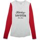 Harley-Davidson Tee-Knit, Colorblock-Design | 96446-22VW