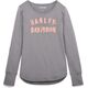 Harley-Davidson Women'S Stencil Long Sleeve Knit Top, Granite Grey | 96447-22VW