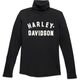 Harley-Davidson Women'S Milwaukee Rib Turtleneck, Black Beauty | 96466-23VW