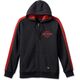 Harley-Davidson Men'S Club Crew Zip-Up Hoodie, Black Beauty | 96514-23VM