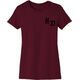 Harley-Davidson Women'S Forever Roses Back Print Tee, Merlot | 96641-22VW