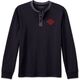 Harley-Davidson Henley-Knit, Black Beauty | 96844-23VM