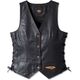 Harley-Davidson Women'S 120Th Anniversary Laced Side Leather Vest, Black | 97042-23VW
