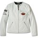 Harley-Davidson 120Th Anniversary Cafe Racer Leather Jacket For Women, Bright White | 97045-23VW