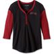 Harley-Davidson Henley-Knit, Colorblock-Design-Black Beauty | 97477-23VW