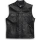 Harley-Davidson Foster Leather Vest, Black | 98090-15VM