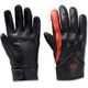 Harley-Davidson Women'S Tonkin Leather Gloves, Black Beauty/Vintage Orange | 98103-24VW