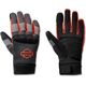 Harley-Davidson Gloves-Dyna,Textile,Mesh, Black/Gray | 98154-23VW