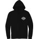 Harley-Davidson Women'S Special Racer Font Zip Front Hoodie, Black Beauty | 99007-23VW