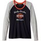 Harley-Davidson Tee-Knit, Colorblock-Design-Black Beauty | 99022-23VW