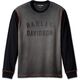 Harley-Davidson Men'S Iron Bond Longsleeve, Colorblock-Design-Light Grey | 99003-23VM