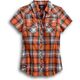 Harley-Davidson Genuine Oil Can Plaid Shirt For Women, Plaid | 99071-18VW