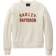 Harley-Davidson Women'S Essence Applique' Crewneck Pullover, Cloud Dancer | 99093-22VW