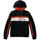 Harley-Davidson Women'S Rally Stripe Zip Front Hoodie, Colorblock-Design-Black Beauty | 99094-22VW