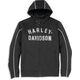 Harley-Davidson Men'S Deflector Hooded Riding Fleece, Black | 97105-22VM