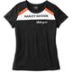 Harley-Davidson Women'S Accelerate Stripe Knit Top, Colorblock-Design-Black Beauty | 99101-22VW
