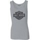 Harley-Davidson Women'S Ultra Classic Bar & Shield Ribbed Tank, Light Grey Heather | 99107-22VW