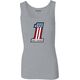 Harley-Davidson Women'S Ultra Classic #1 Race Ribbed Tank, Light Grey Heather | 99110-22VW