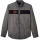 Harley-Davidson Shirt-Woven, Colorblock-Design-Blackened Pearl | 99177-24VM