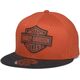 Harley-Davidson B&S Woven Cap, Vintage Orange | 99403-22VM