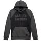 Harley-Davidson Hoodie-Knit, Colorblock-Design-Black Beauty | 96295-23VM