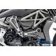 ILMBERGER / イルムバーガーカーボンパーツ カムベルトカバー マット + クロームデカール付 Ducati XDiavel 16- | ZAO.199.XD16M.K