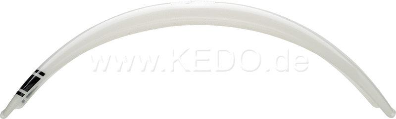 Kedo Trial Front Wheel Fender Stilotor, transparent colored, dim. approx .: 740mm long, 100mm wide, max. 135mm radian measure, incl. SpeedBlock decal | 30077T