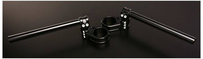 ABM / エービーエム multiClip Sport SLIM with handlebar Ø2,2 mm, 3° cranked, スタンドパイプ直径: Ø52 mm, カラー: ブラック | 101614-D52-F15