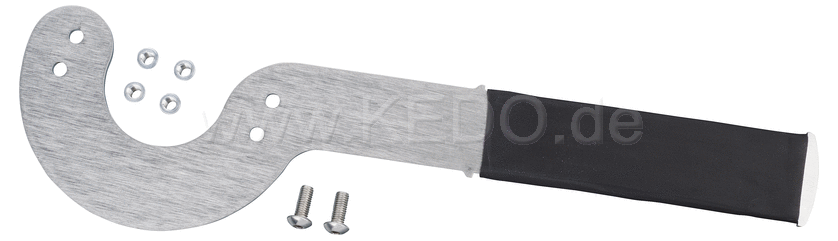 Kedo Flywheel tool for Powerdynamo item 31348 and 31349, stainless steel, rubberized handle | 31311