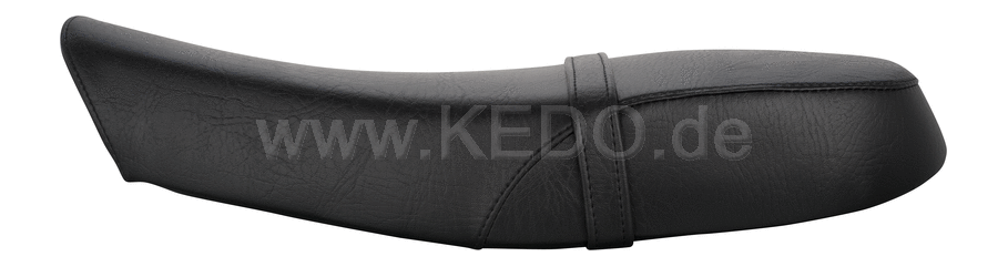 Kedo Seat 'Sporty', black cover, ready-to-mount, including rear bracket 27153, length 55cm, incl passenger seat strap. | 40801