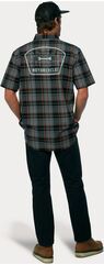 Harley-Davidson Shirt-Woven, Grey Plaid | 96165-23VM